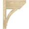 Ekena Millwork Thorton Slat Rough Sawn Outlooker, Douglas Fir, 8"W x 16"D x 20"H OUT08X16X20THR06RDF - alternate 3